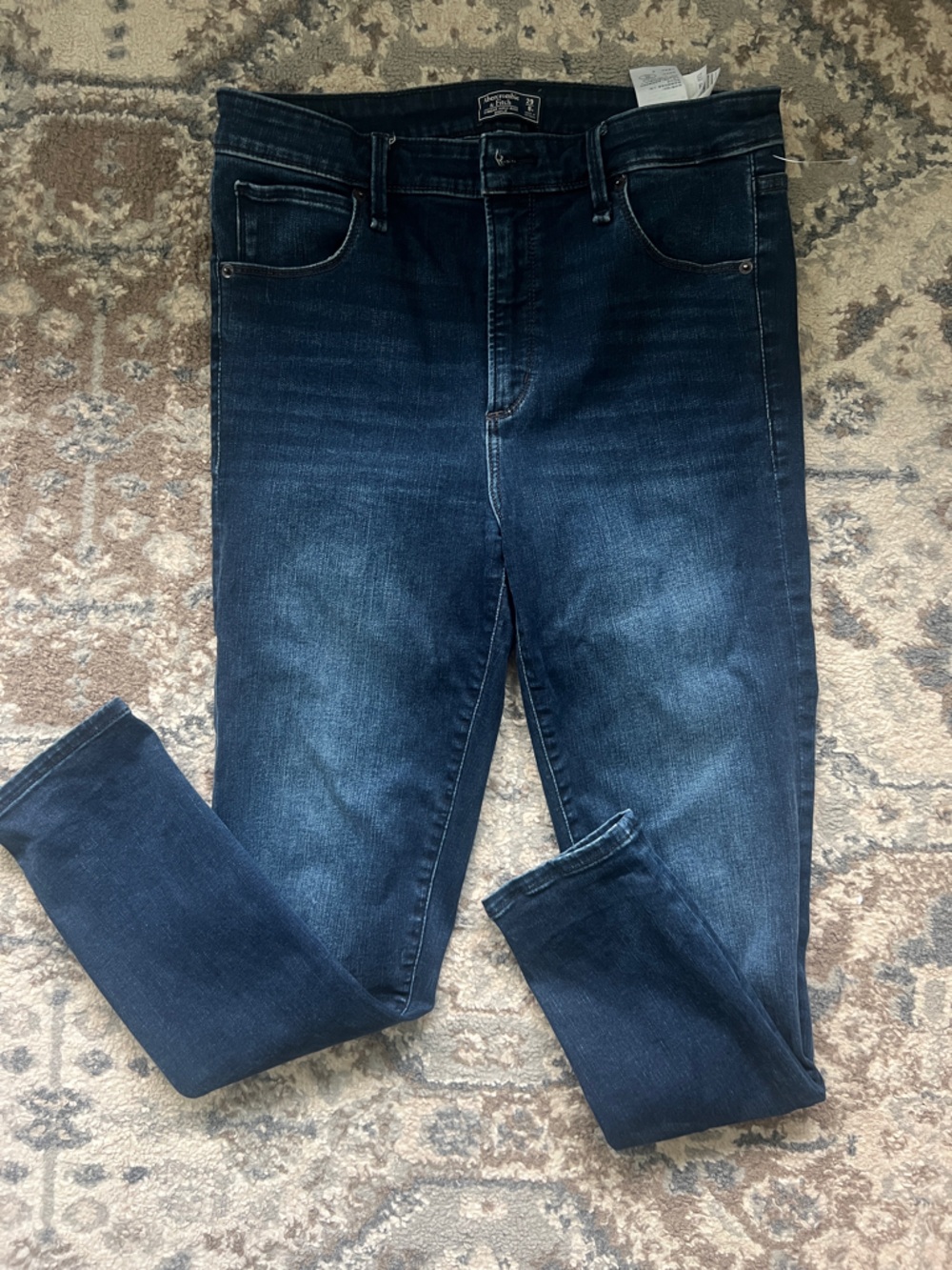 Abercrombie & Fitch Dark Blue Straight Jeans